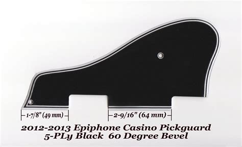 Epiphone casino pickguard suporte