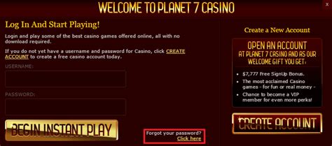 Planet casino login