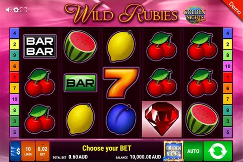 Wild Rubies Golden Nights Bonus 888 Casino